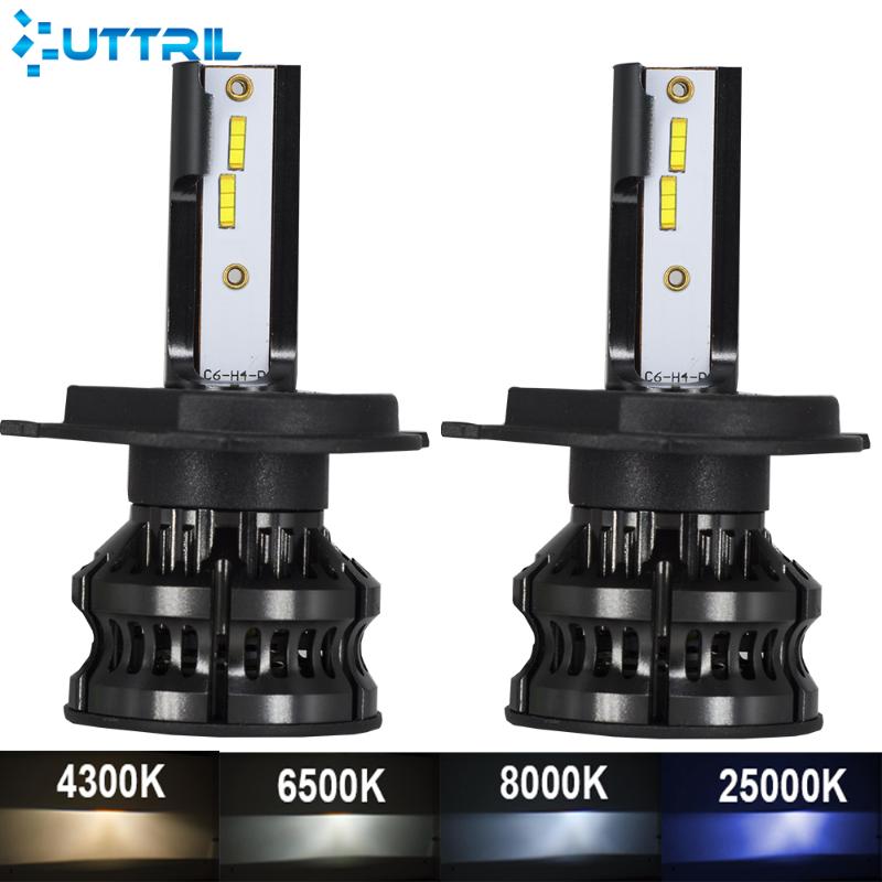 

utttil 1860 Chips Car Headlight LED H7 H4 Light Bulbs H1 H8 H9 H11 LED 9006 car Styling Auto Headlamp Fog Light Bulbs 12V 8000K