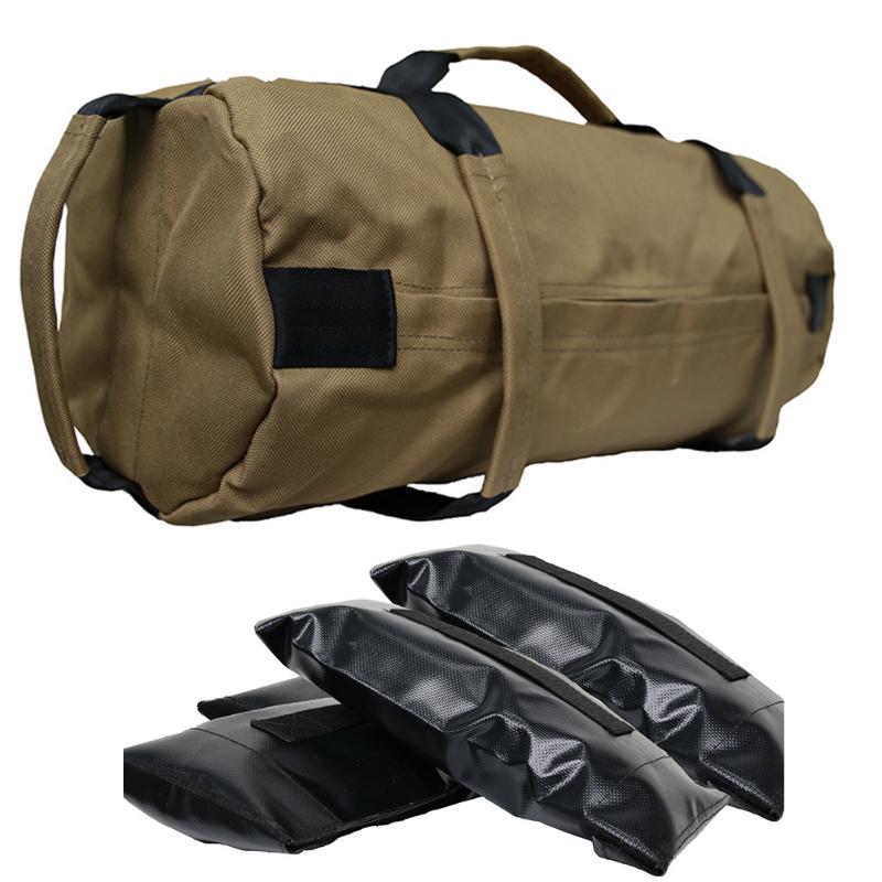 

5pcs/set Weighted Training Fitness Power Sandbag Gym Weight Lifting 10-40 LB Bag Portable High Capacity