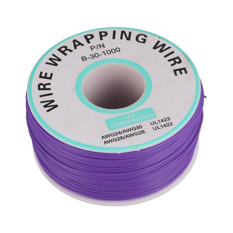 

250m 30awg Single Core Copper Wire Ok Line Circuit Flight Line Pcb Jumper Wire Electronic Welding Cable