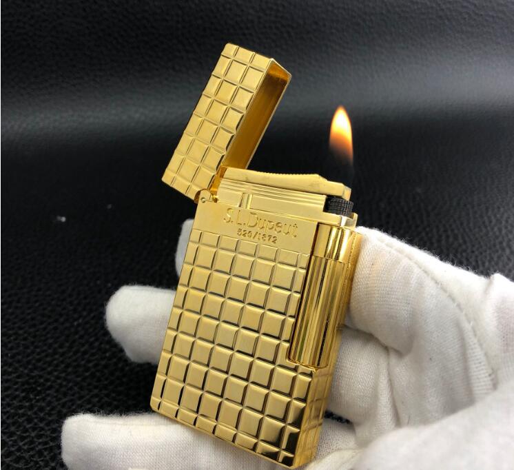 

Dafang new lattice gas filled and loud pure copper machine steel sound clear flip side sliding wheel sparking