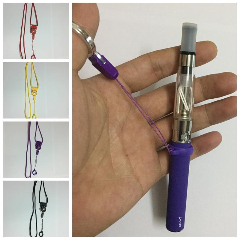 

Vapouring Lanyard Finger Ring Silicone Fixed O Shape Circle Portable Pendant Innovative Design Necklace For EVOD EGO-T Vape Pen Kit