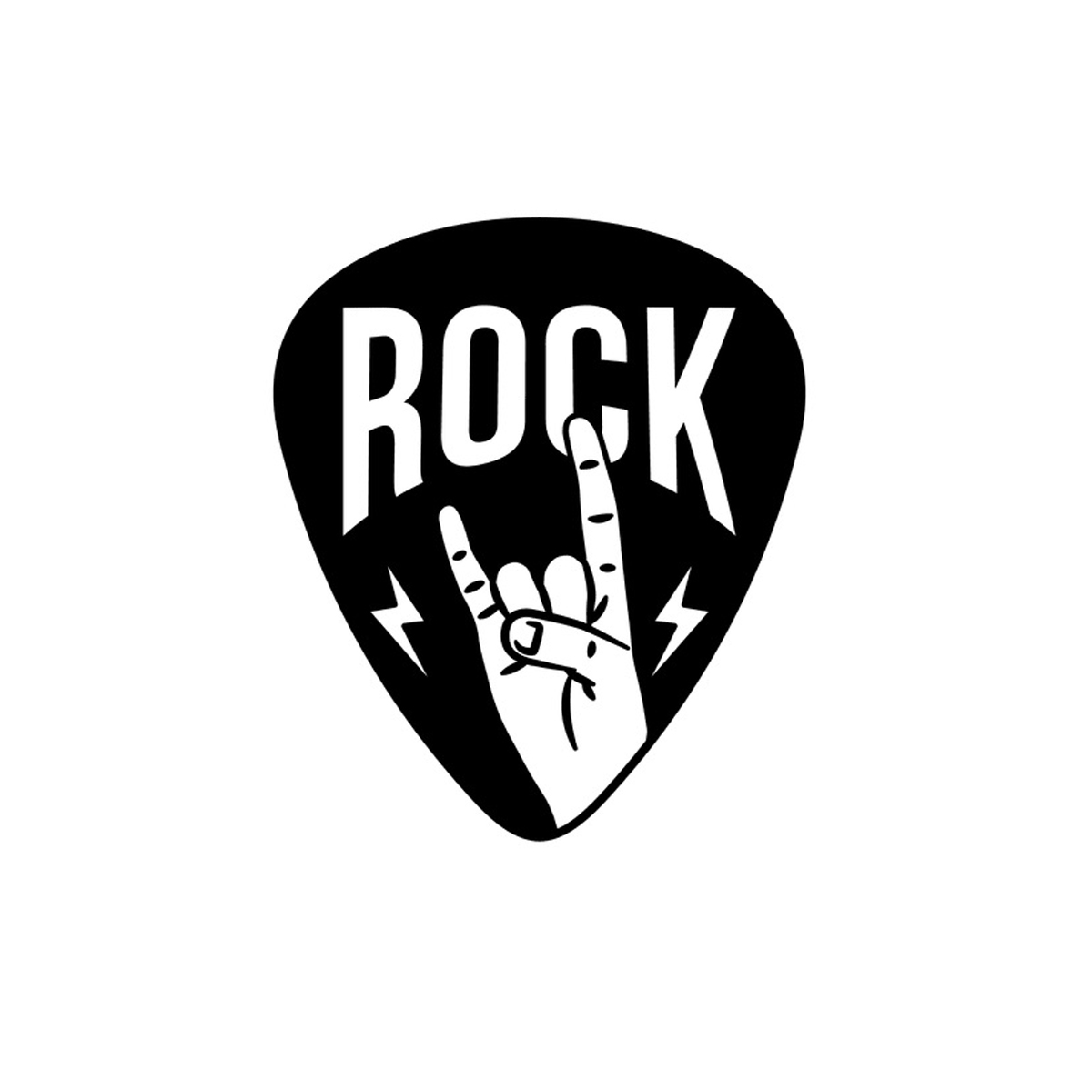 

Rock Finger Music Club Embroidery Iron On Patches Front Size For Clothes T-shirt Jacket Decoration Applique Free Shipping, Black