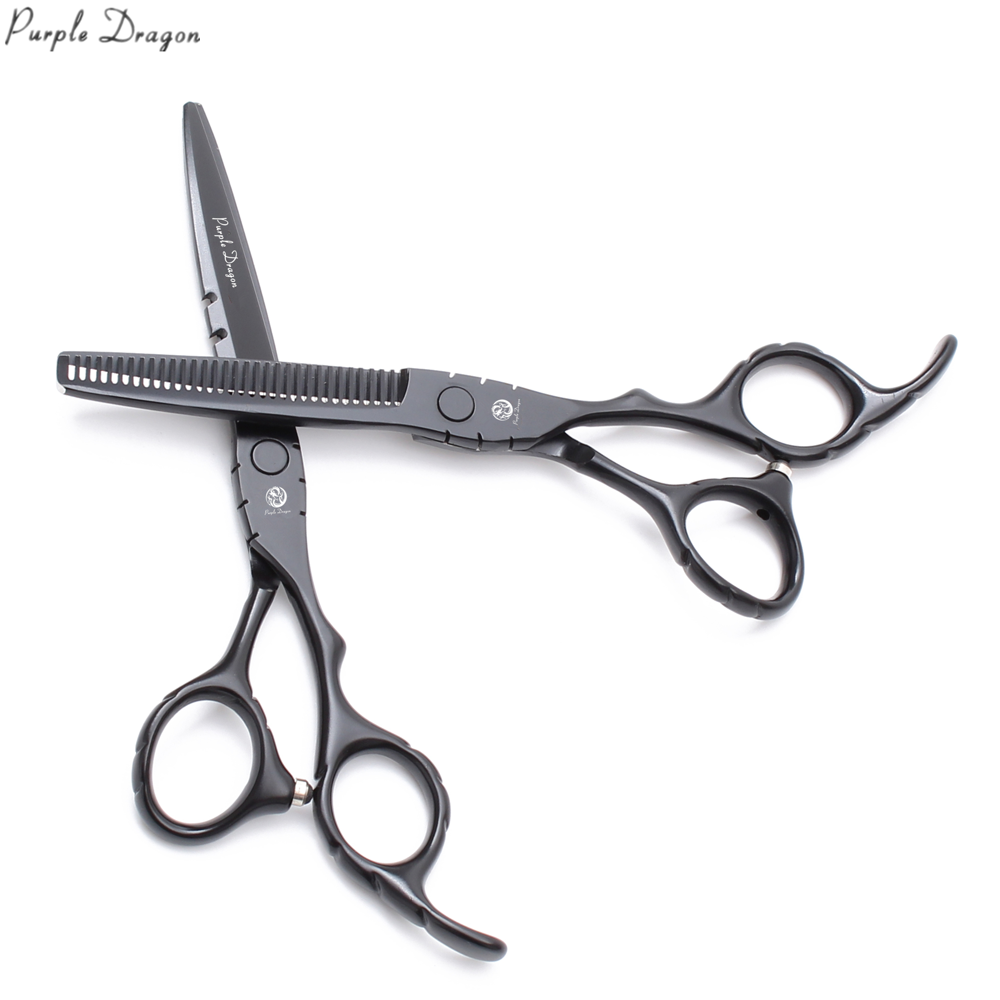 

Barber Scissors 6" JP 440C Purple Dragon Professional Hair Scissors Cutting Scissors Thinning Shears Hairdressing Shears Dropshipping Z1010