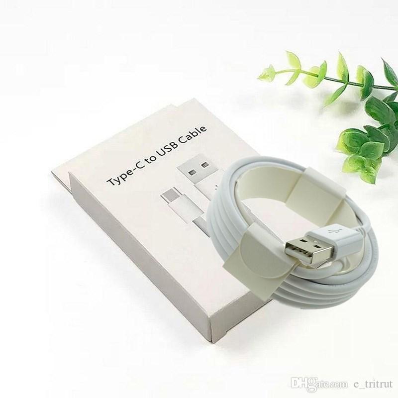 

With Retail Box OD 3.0mm 3FT Original OEM Quality Type C Micro USB Data Sync Charger Cable Fast Charging For Samsung Galaxy and Huawei S 7 8 Plus Android and X, White