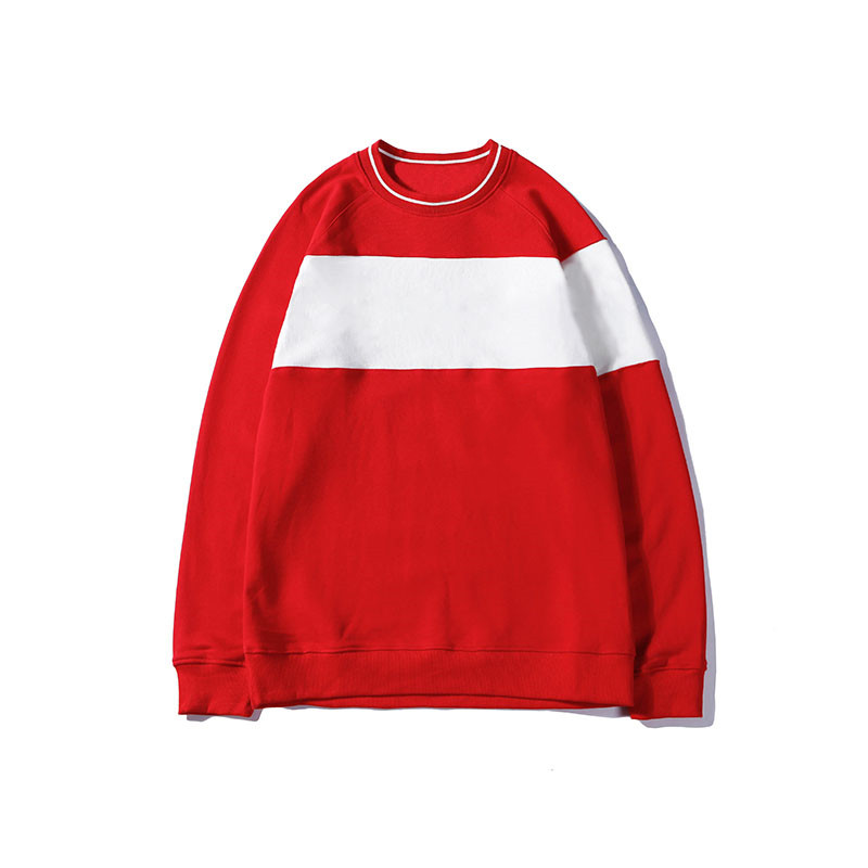 sudadera roja larga mujer