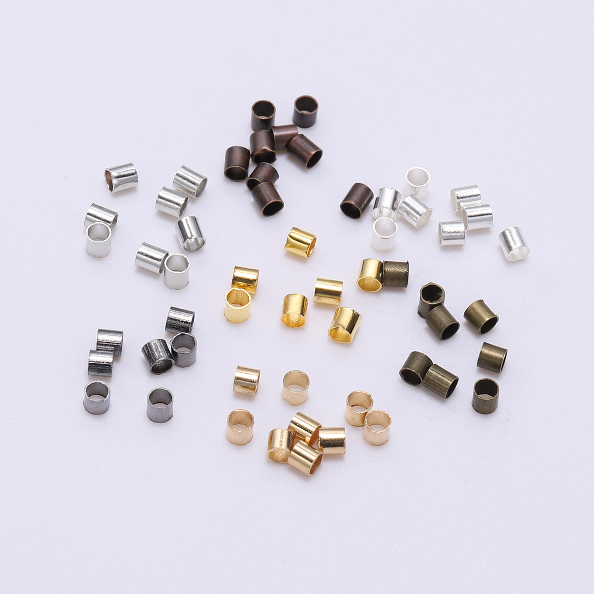900 Pieces Spacer Beads Antique Bronze Beads Tibetan Alloy Spacer Beads for Bracelet Necklace Jewelry Making