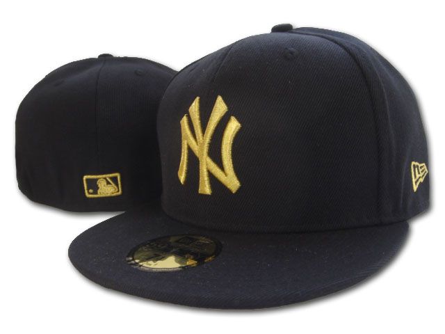 black and yellow yankees hat