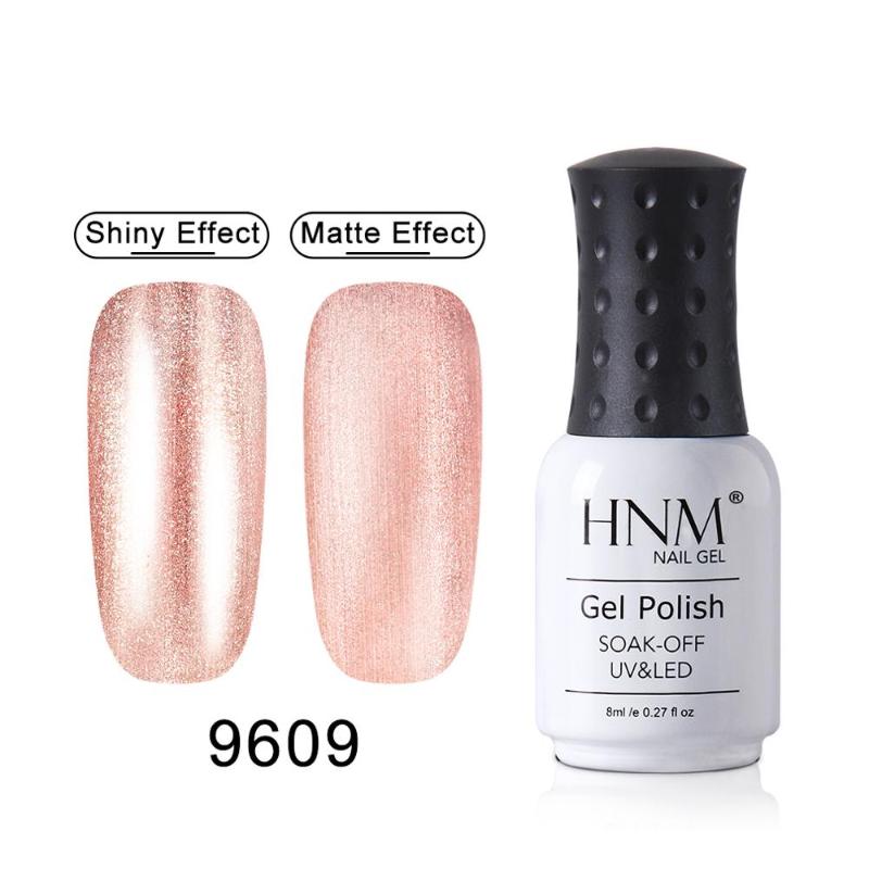 

HNM Pearl Metal Gel Nail Polish 8ML UV LED Lamp Gel Nail Polish Soak Off Long Lasting Lucky Lacquer Varnish Airt Manicure, Zgjs9610