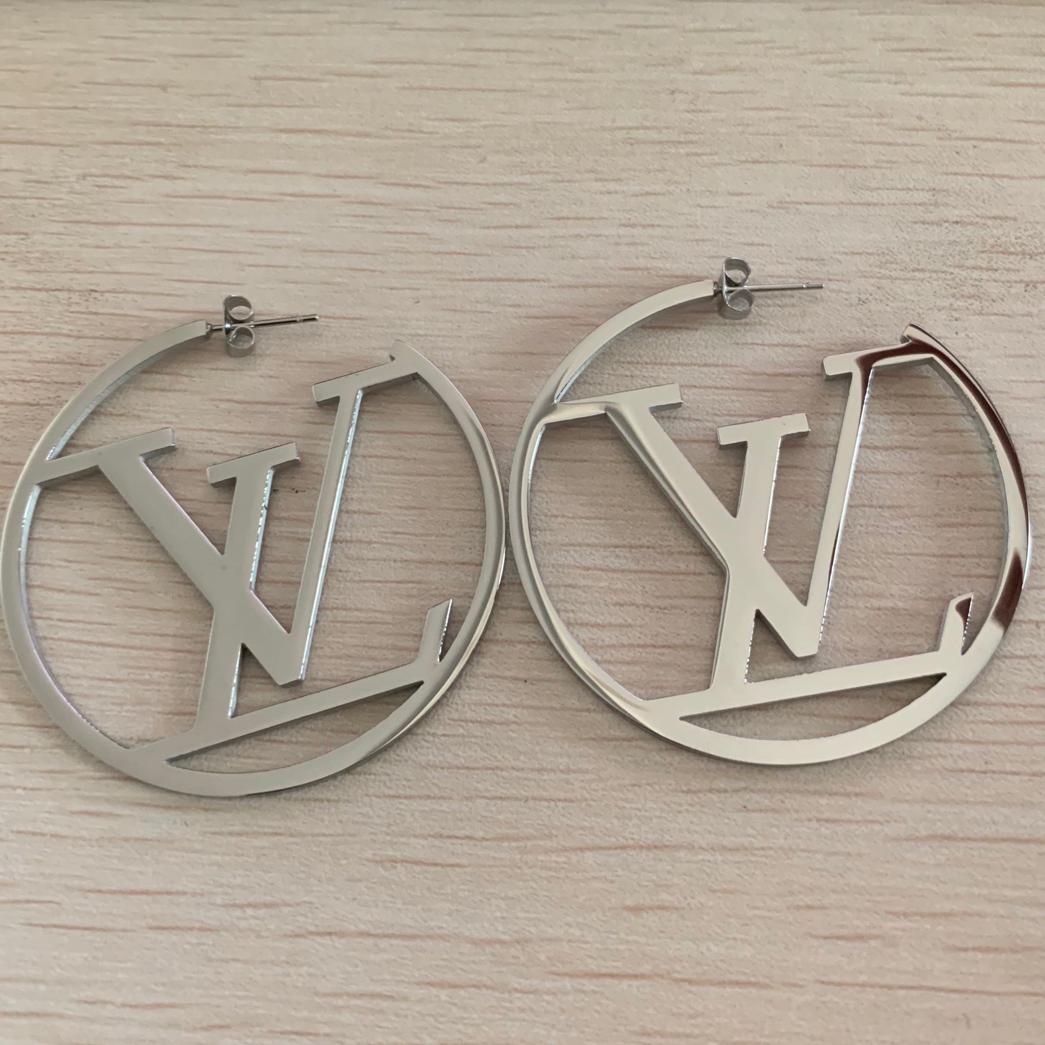 6 Paire//Set Femmes Argent Or Métal Grand Cercle Large Anneau Hoop Boucles d/'oreilles Bijoux