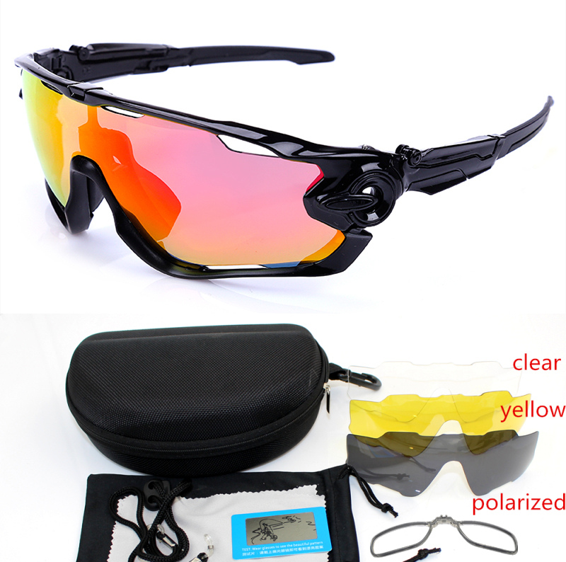 

Jawbreaker Polarized 4lens Outdoor Sports Mountain Bicycle UV400 Sunglasses men Gafas ciclismo MTB Cycling jbr Glasses motocycle Eyewear