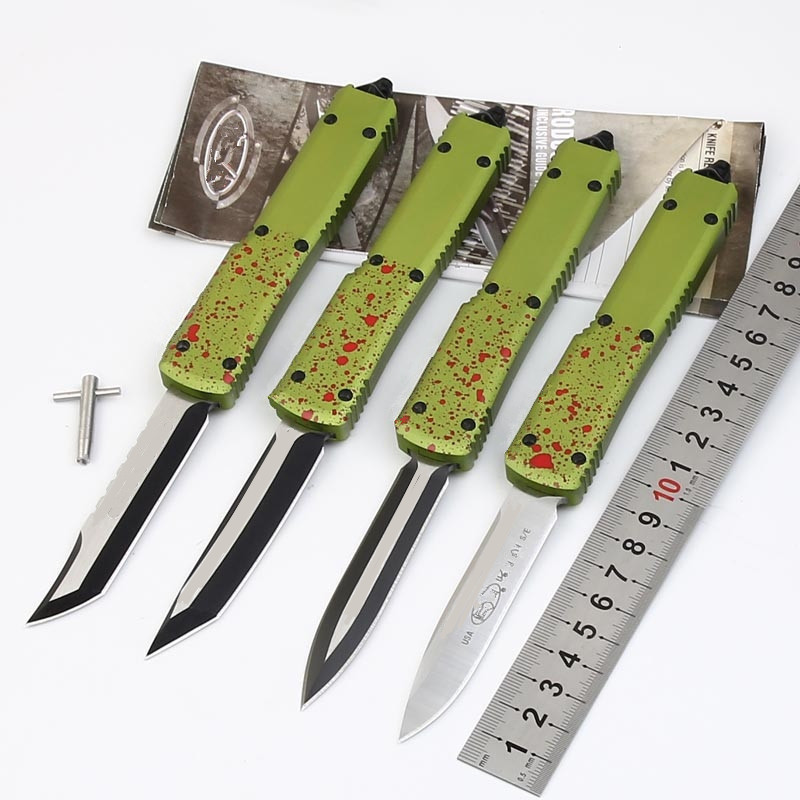 

New Zombie tech MT UT70 D2 blade aluminum handle camp survival outdoor EDC hunt dinner Tactical tool kitchen knife