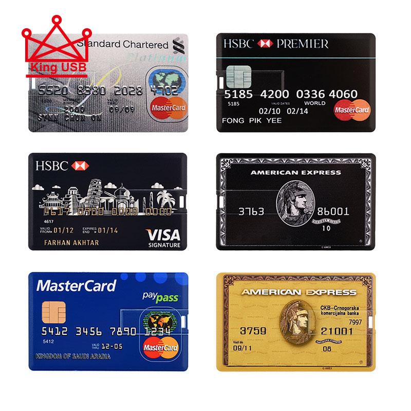 

Credit Card Master visa cards HSBC American Express USB Flash Drive pen 64GB 32G 8G 16G usb bank card Memory Sticks drive pen 4g 2g newstore