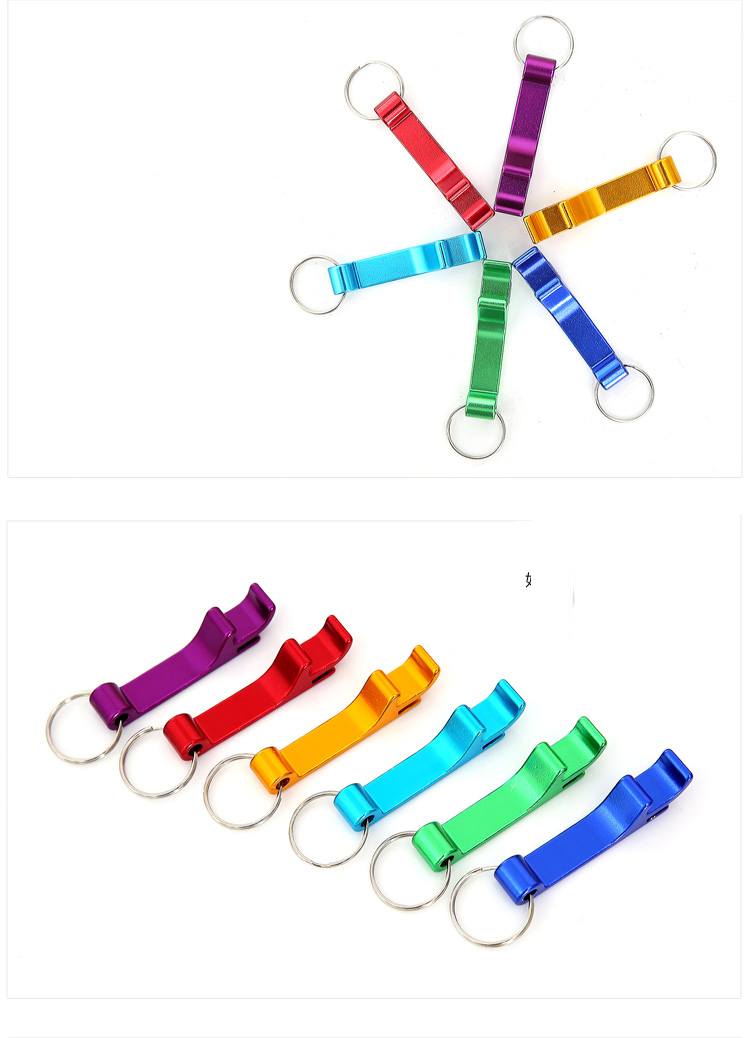

Portable Stainless Steel Bottle opener Key Chain Ring Aluminum alloy beer wine openers bar club waiter tools 2000Pcs/lot