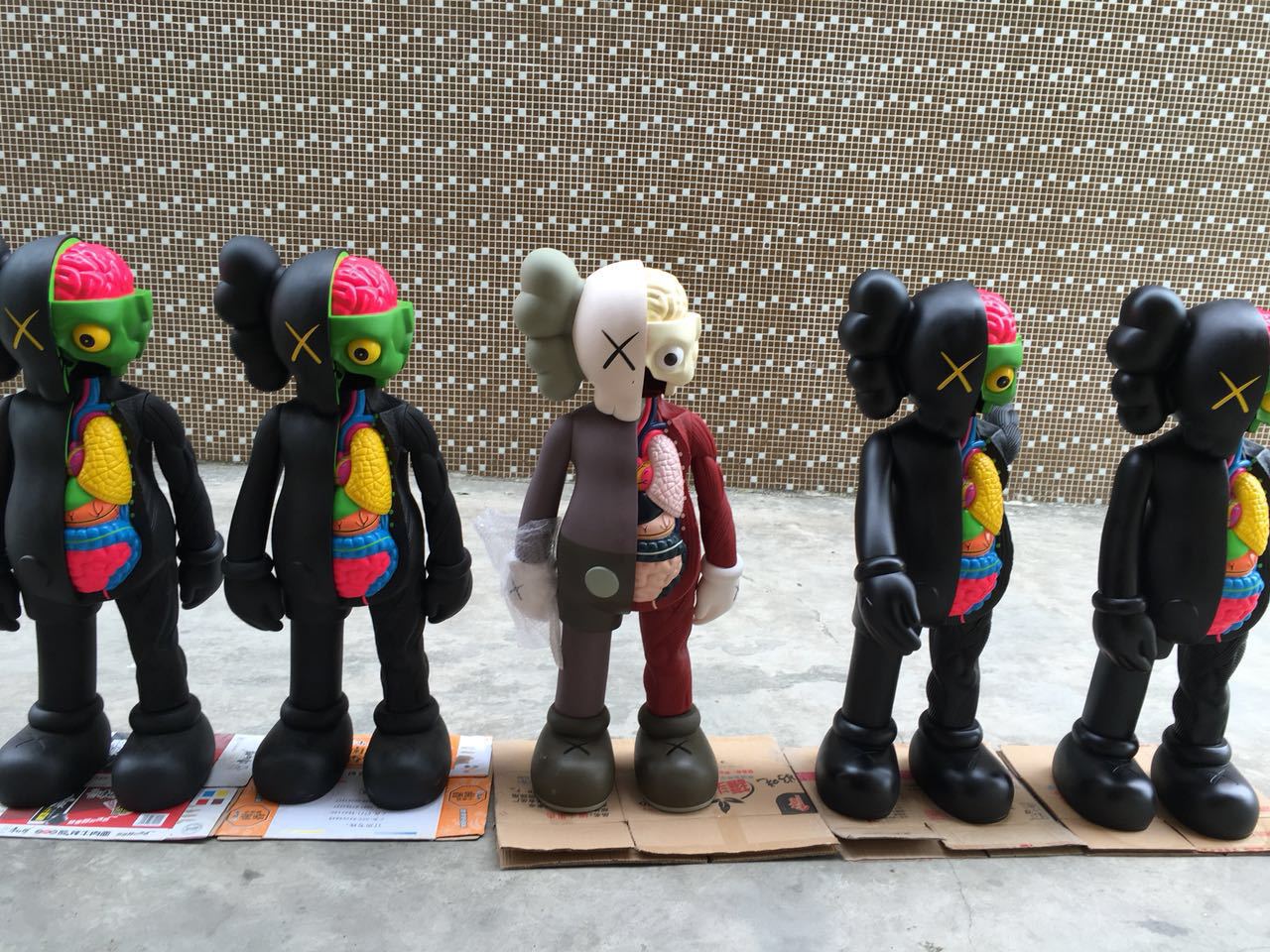 2020 KAWS Action Figures 4FT DISSECTED 1.3m Anatomy Large Figure Doll