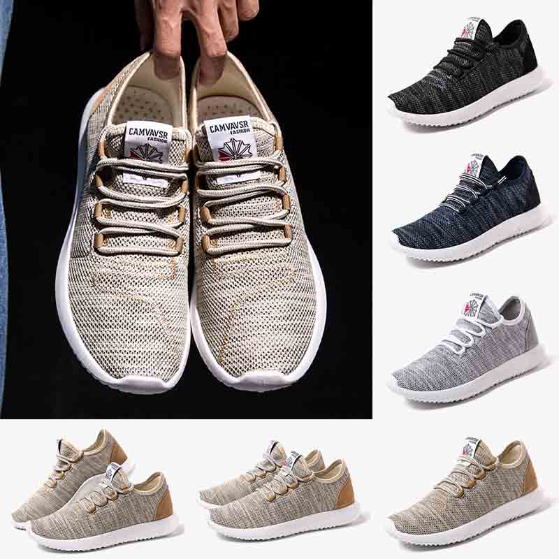 

2020 Hot Sale fashion men breathable running shoes black white red fashion mens trainer men athletic sports sneaker size 39-46, A4