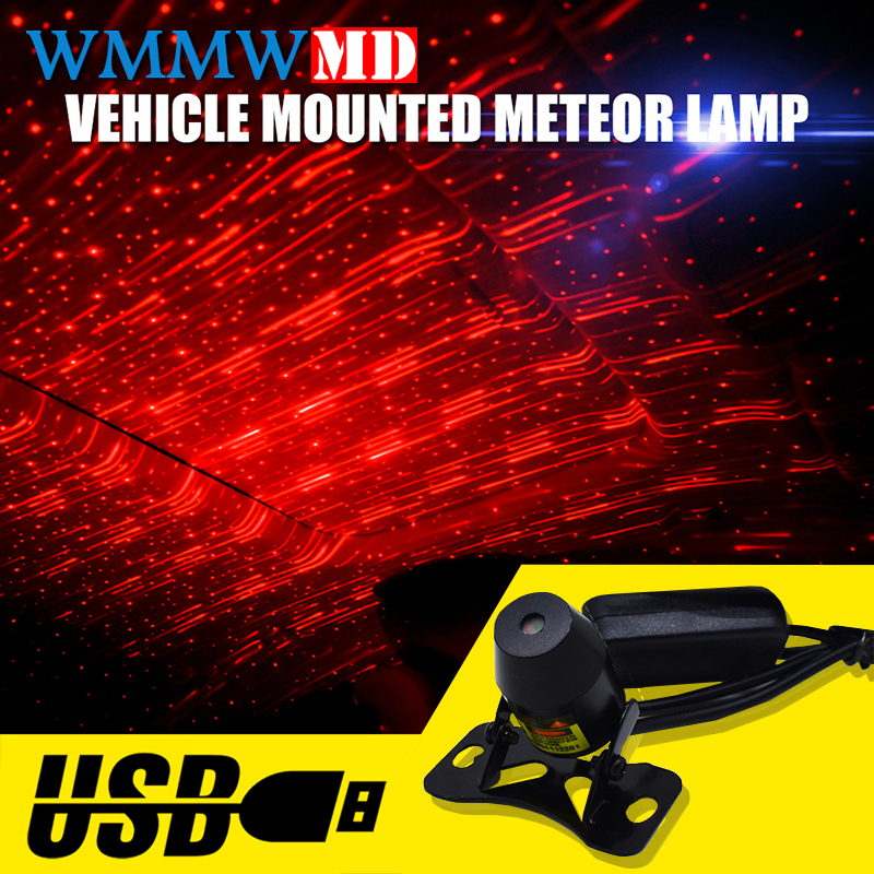 

Hot sale Car USB Plug laser Projector Atmosphere Lamp With Remote Control LED Lights Auto Decoration Interior Music Rhythm Light