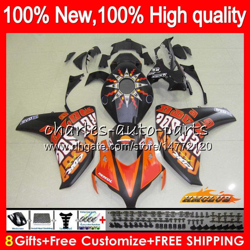 

OEM Body For HONDA CBR1000 RR CBR1000RR 08 09 10 11 79HC.49 Matte Repsol CBR 1000 RR CC R 1000CC CBR 1000RR 2008 2009 2010 2011 Fairing Kit, No. 1
