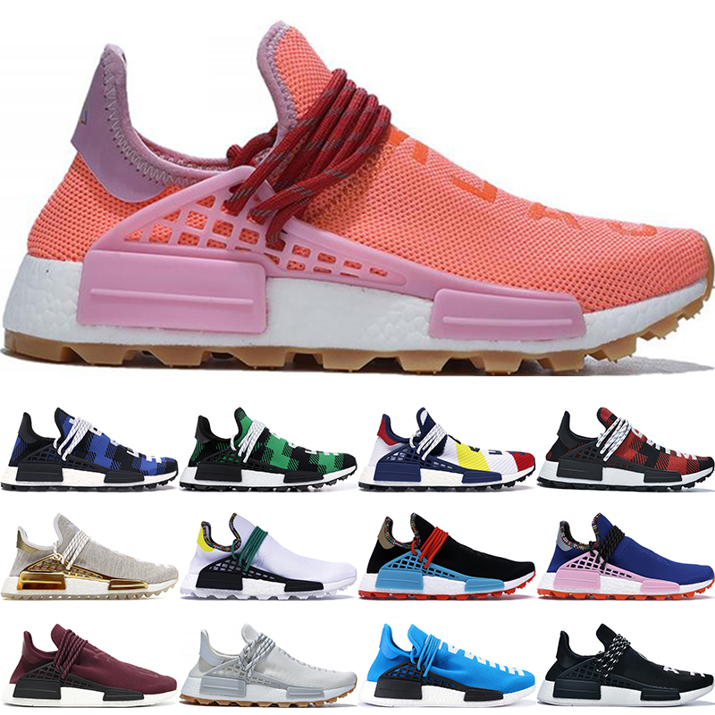 

NMD Human Race BBC Multi Color Pharrell Oreo Nobel Ink Mens Running Shoes High Quality Pharrell Williams Womens stylist Shoes 36-47, Infinity species 36-47
