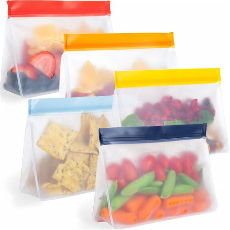

Reusable Food Storage Bag Preservation Bag Fridge Sealing Storage Container Food Fresh Bags For Drink Fruit Vegetables Snack Ziplock Bags