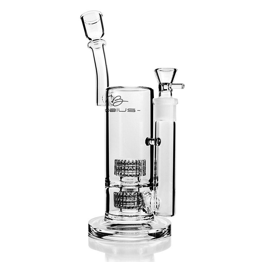 

Glass Water Bongs Mobius Stereo Matrix perc 18mm Joint Big Thick Glass Water Pipes Recycler Dab Rigs Heady Bong Hookahs Shisha 11 Inchs