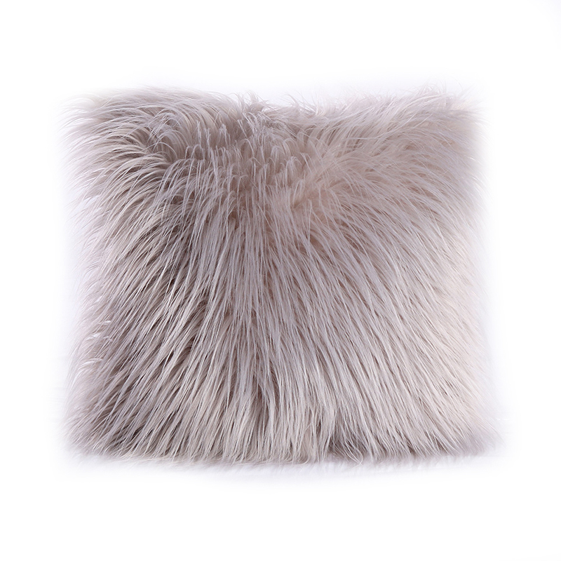 

Plush Comfort Soft Pillow Throw Cover Sofa Cushion Case Pillowcase Washable Hot Pillow Case, Orange