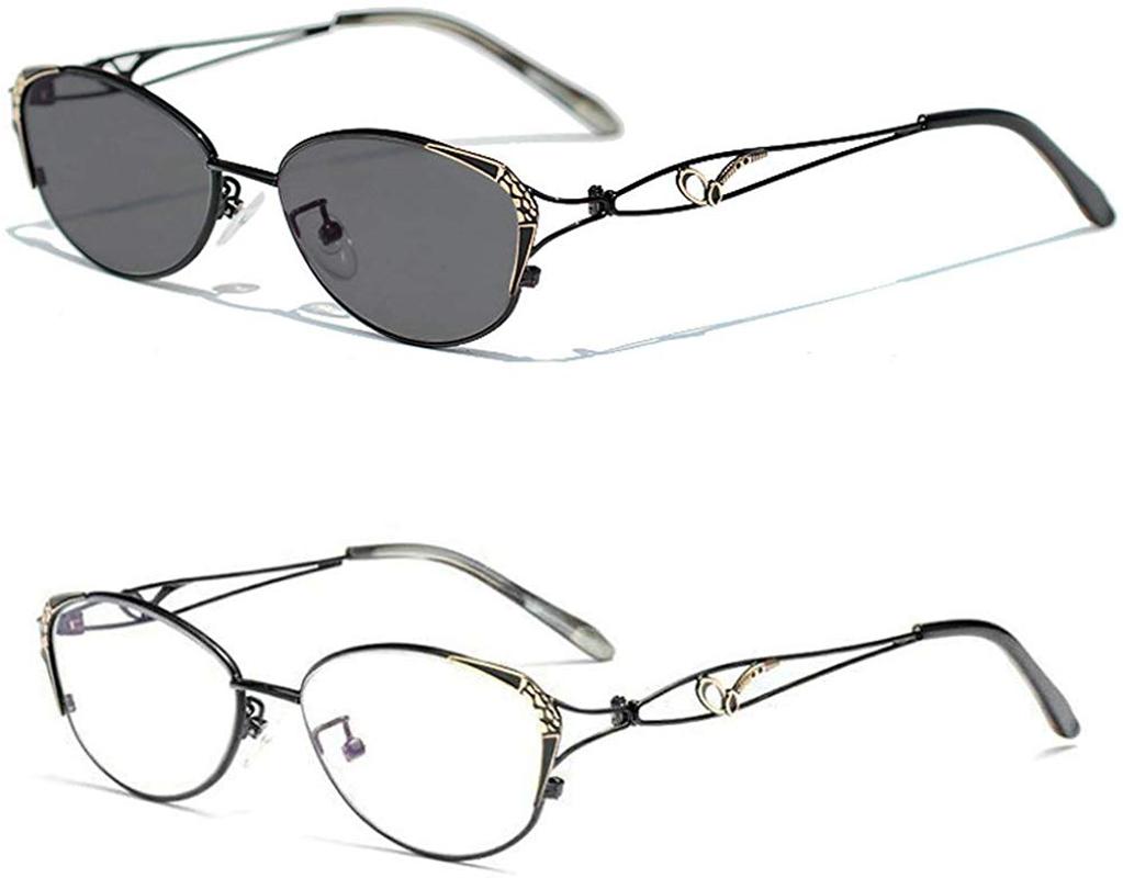 

new Fashion Oval Metal Frame Photochromic Reading glasses Vintage Anti-Fatigue Hyperopia Reading Optical Glasses FML