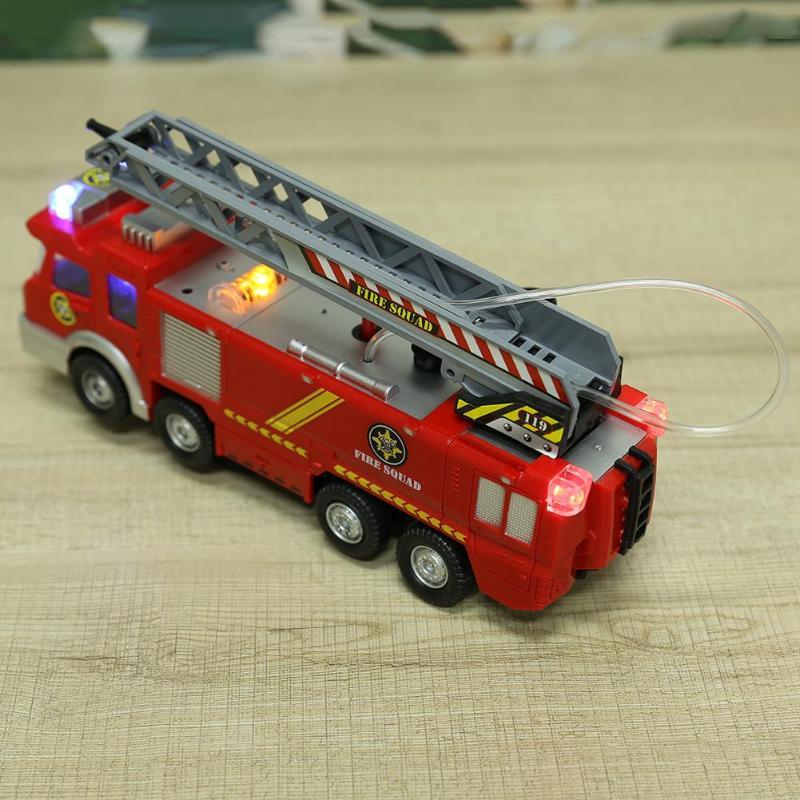 remote control fire truck that sprays water