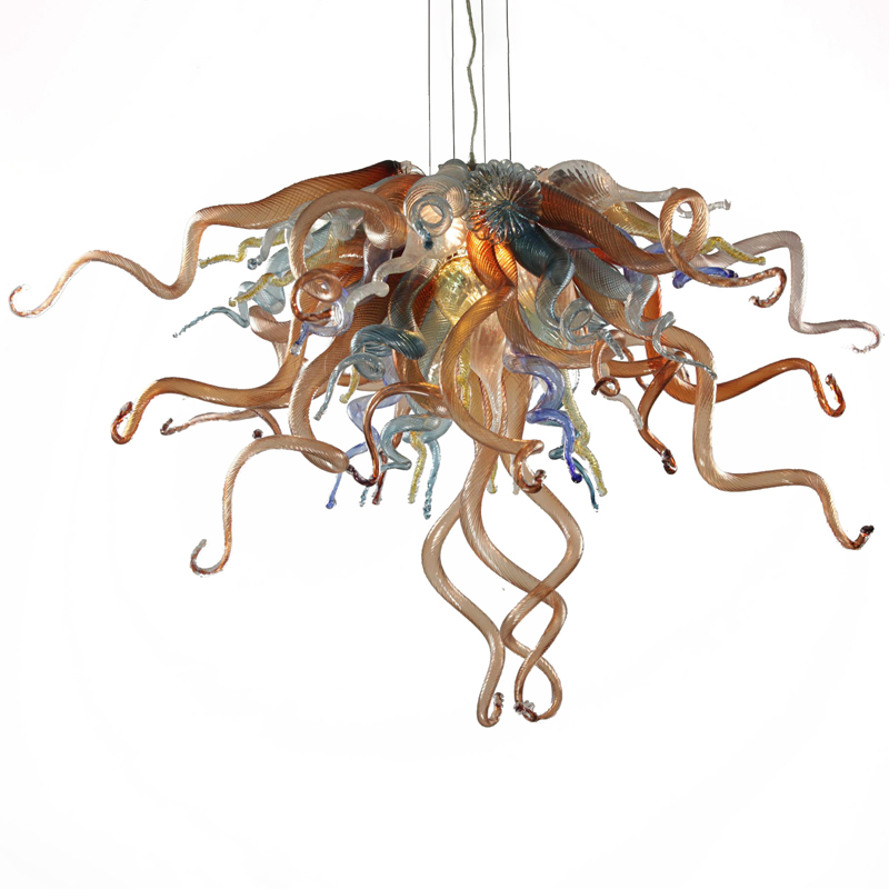 

Contemporary Glass Chandelier Wholesale Handmade Blown Glass Chandelier CE UL Certificate LED Bulbs Cheap Italian Murano Glass Pendant