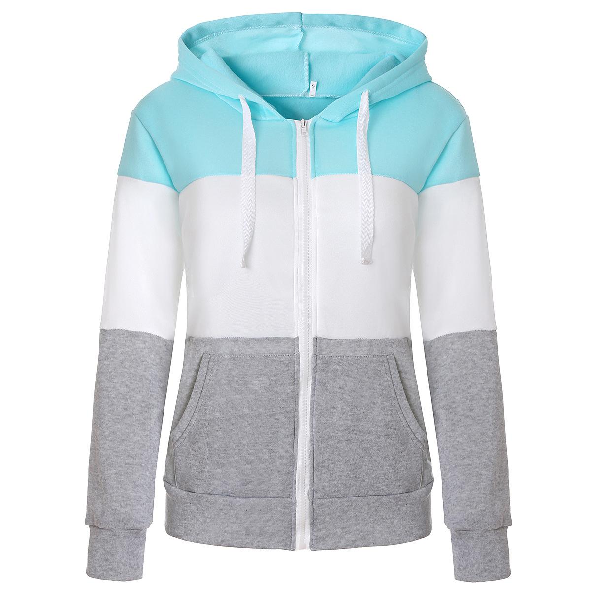 Oversize Hooded Sweatshirt Women Long Sleeve Autumn Spring Coat Patchwork Pocket Pullovers Hoodie,C,L,United States Oversize Hooded Sweatshirt Women Long Sleeve Autumn Spring Coat Patchwork Pocket Pullovers Hoodie,C,L,United States