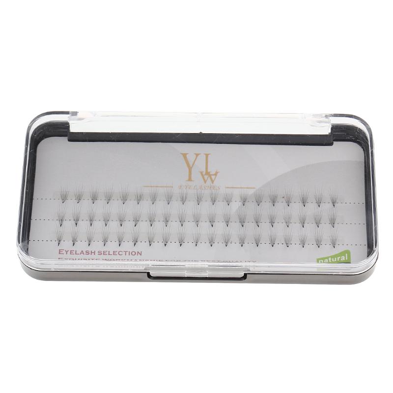 

60 Clusters 6D Professional Natural Long Black Individual False Eyelashes Fake Eye Lashes Extensions Eyes Makeup