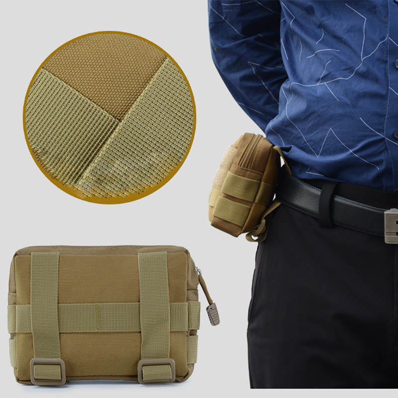 

Tactical Pouch Molle Hunting Bags Belt Waist Bag Fanny Pack Outdoors Camping Pouches Flashlight Phone Case Pocket 3 Colors DS0594 CY