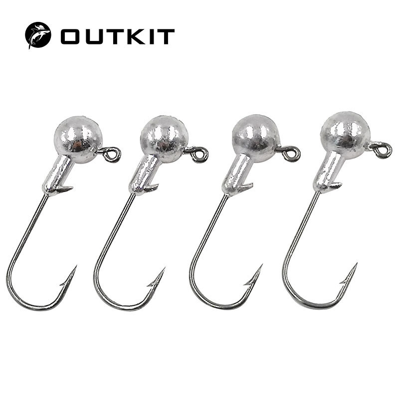 

10 PSC/Lot New High Quality 1.5g/2g/3.5g/5g/7g/10g/14g Lead Head Hook Jig Bait Fishing Hooks For Soft Lure Fishing Tackle