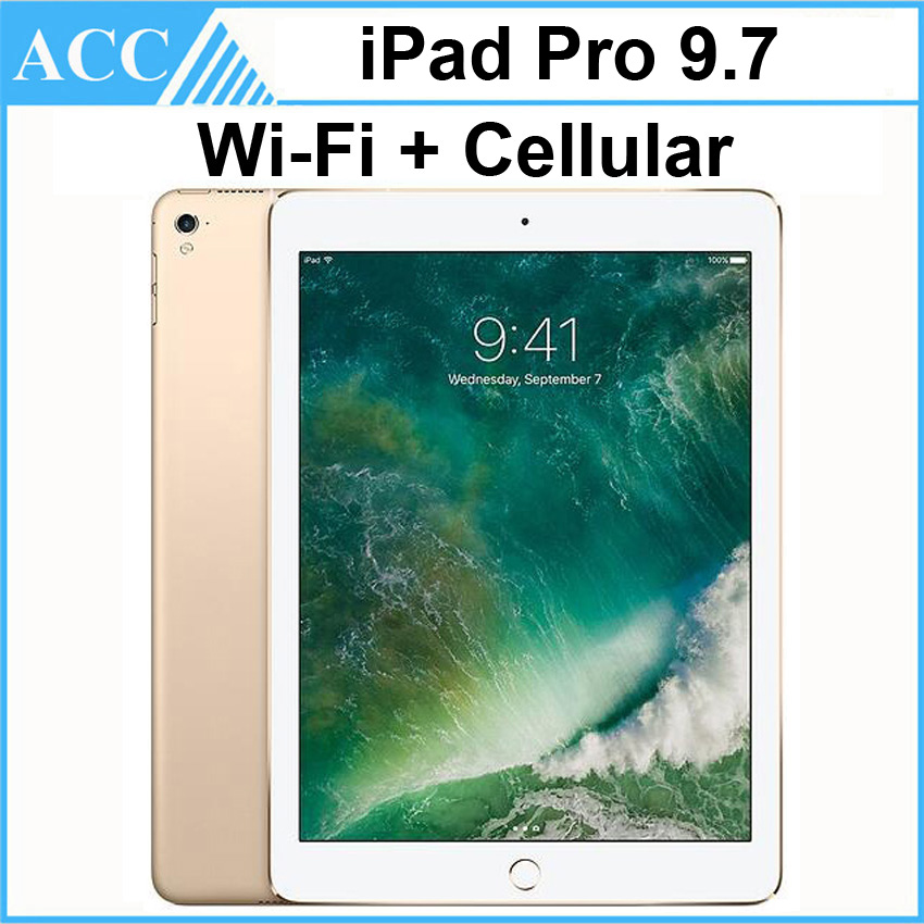 

Refurbished Original Apple iPad Pro 9.7 inch 2016 WIFI + Cellular IOS A9X Chipset Dual Core 2GB RAM 32GB 128GB 256GB ROM Tablet PC DHL 1pcs