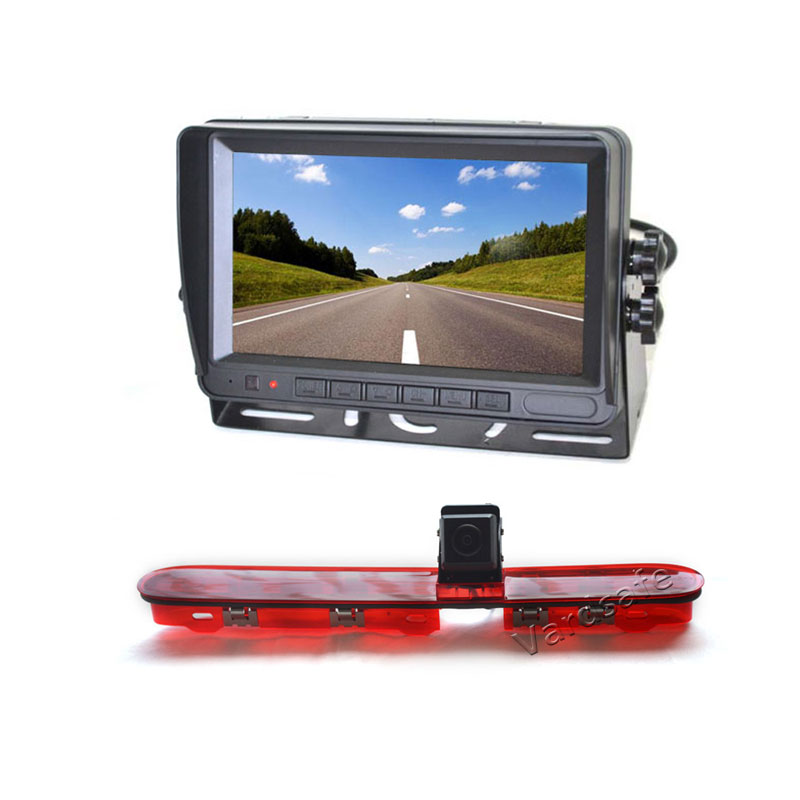 Vardsafe | Kit de caméra de recul avec feux stop pour voiture Citroën Jumpy Dispatch SpaceTourer Peugeot Expert Traveler ProAce (2016-2019)