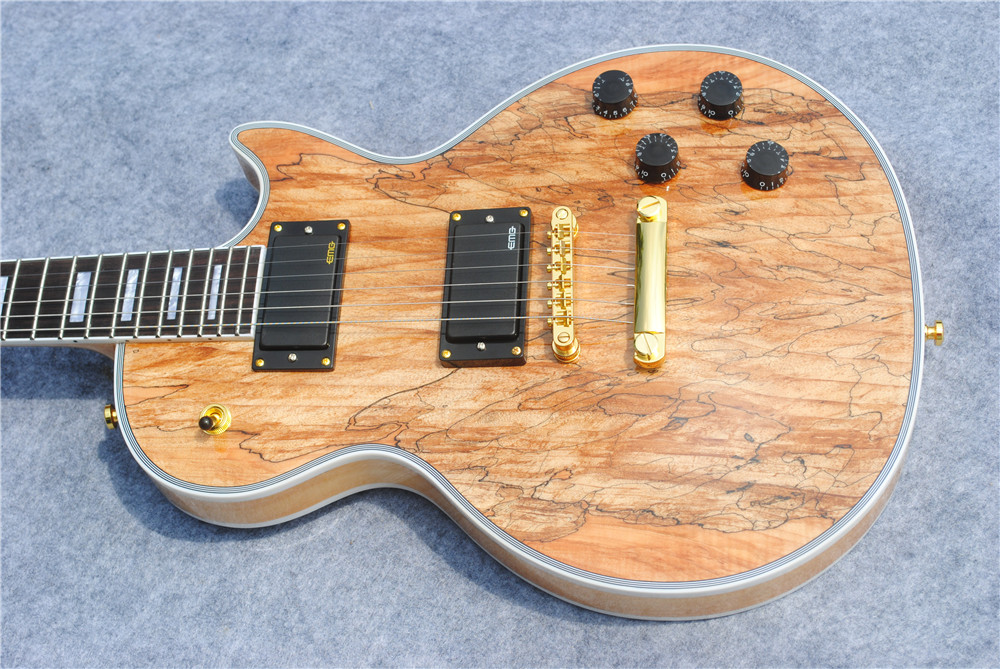 Livraison gratuite Hot ventes corps solide guitare électrique Custom Shop panneau Carte Origina transparent Guitare électrique 6 cordes