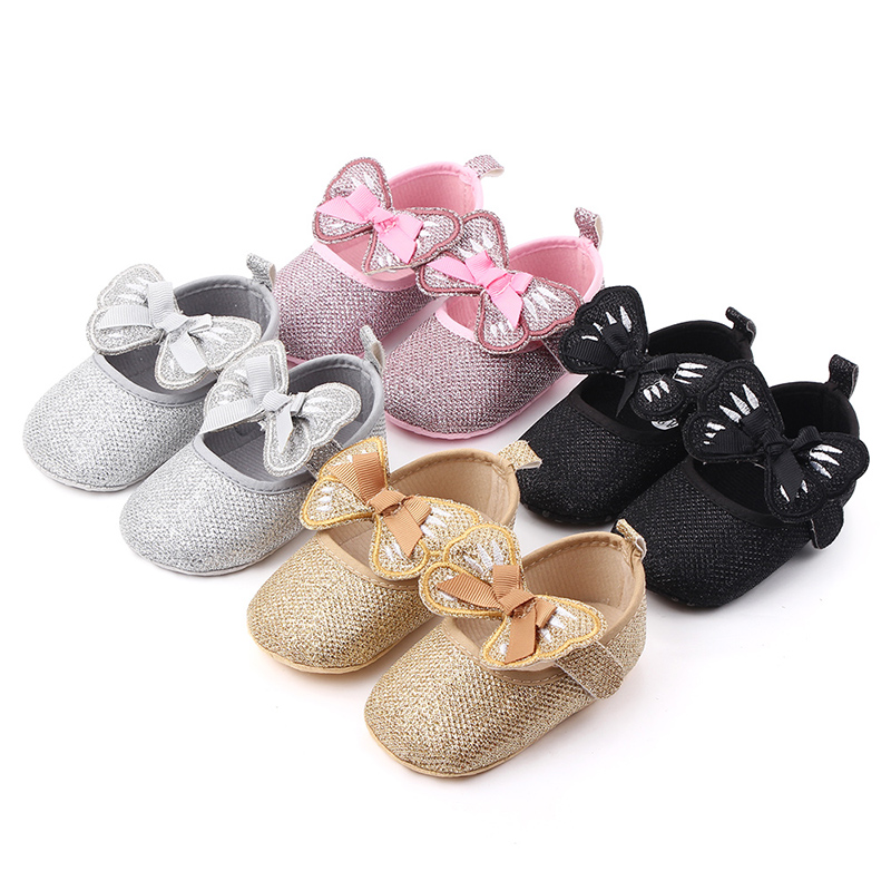 

Baby Girl Shoes Newborn Infant First Walker Bowknot Design Leather Soft Soled Princess Toddler Baby Crib Shoesdropshipper A005