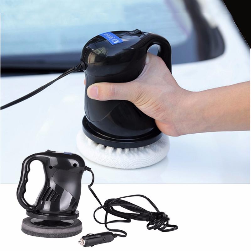 

Black DC 12V 40W Polishing Machine Car Auto Polisher Electric Tool Buffing Waxing Waxer ABS 120x120x165mm