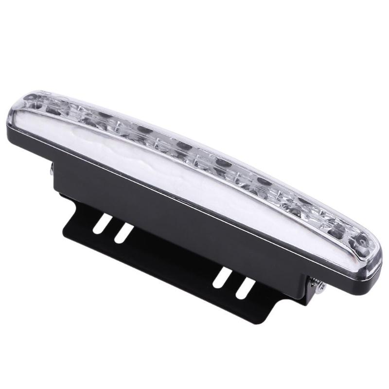 

2pcs 8LEDs Car Daytime DRL Car Daytime Lamp Auto Fog Light Running Lights Car-styling Super Bright Motorcycle Signal Lamp, As pic