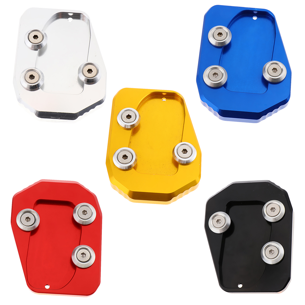 

Motorbike Kickstand Side Extension Plate Pad For MT-09 13-16