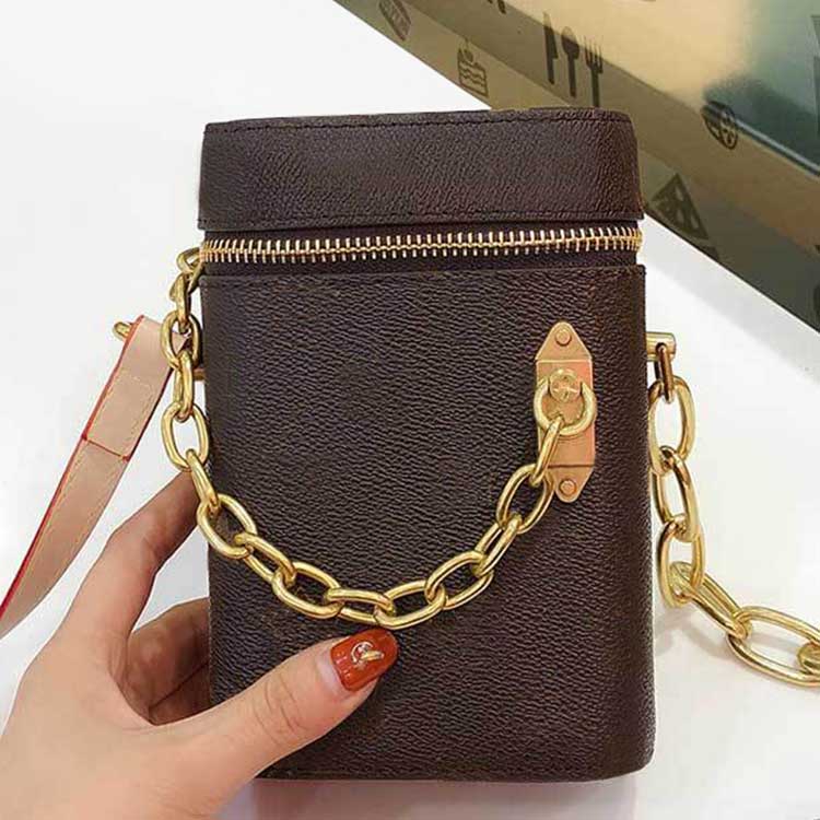 

Designer crossbody bag fashion brand women messenger bag luxury men shoulder bags pvc leather phone package top quality mini bag, Brown