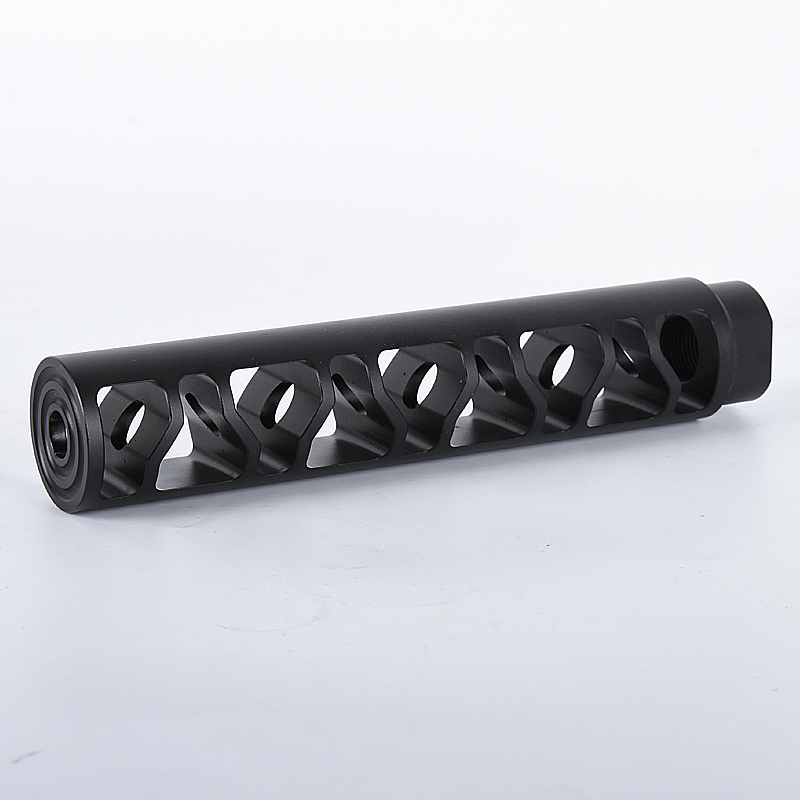 

Tactical 6.5inch Length 5/8-24 threads Fit for .308 7.62 OD" 1.25inches 7075 Aluminium, Black