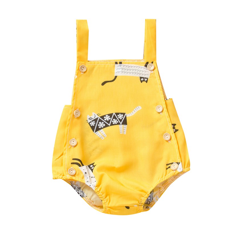 

Newborn Infant Baby Boys Girls Bodysuit Stripes Button Decoration Robes Solid Jumpsuit Kids Clothes Outfits Sunsuit