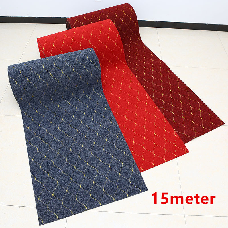 

Cuttable Hotel Restaurant Wedding Carpet Runner Rugs 15 Meter Length Wedding Party Decoration Supply Aisle