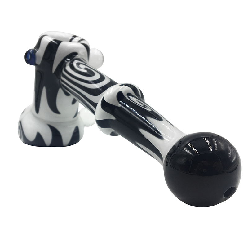 

New Arrival High-end Glass Hand Pipe Smoking Dry Herb Tobacco Pipe Axe Bubbler