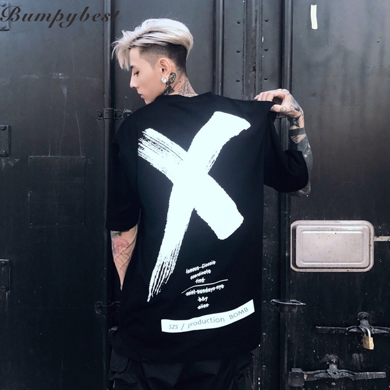 

Januarysnow Men Women Hip Hop T Shirt Fashion Summer Harajuku Cool Tees Shirts Asian Size S-XL, White