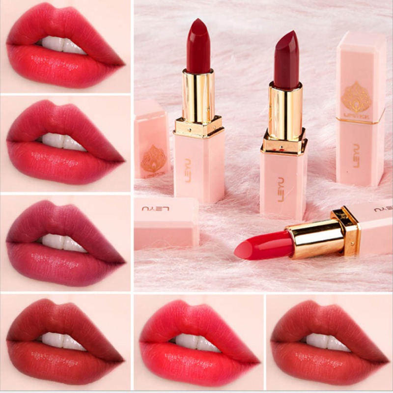 

Non-stick Cup Silky Lipstick Long-lasting Waterproof Easy To Color Matte Lipstick Makeup Cosmetic W5, 01