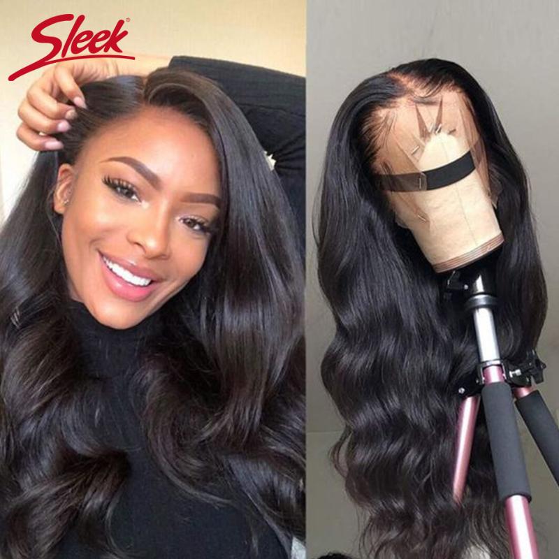 

Sleek Brazilian Remy 360 Lace Front Human Hair Wigs 12- 28 30 Straight 150% Density Human Hair Wigs Pre Plucked With Baby, As pic
