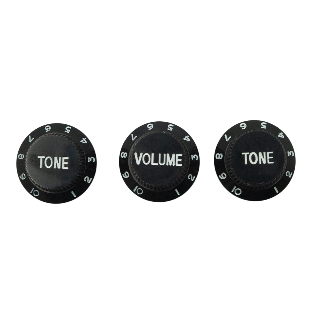 

Guitar Volume Tone Control Knob Switch Tip Knob Cap, 2 Colors for Choose
