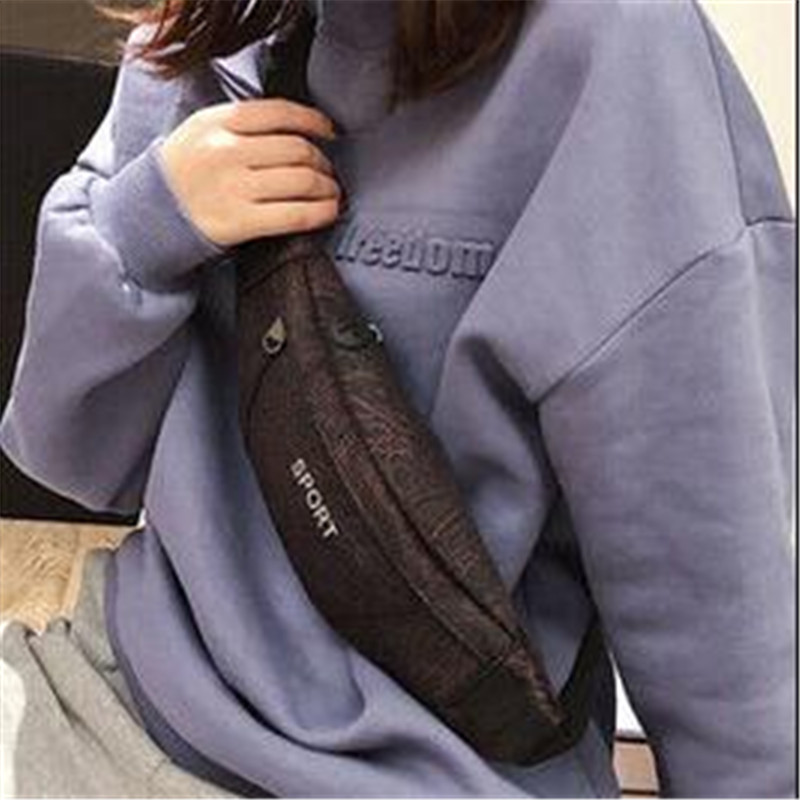 

Womens Men Travel Waist Bags Fanny Pack Money Belt Wallet Multicolor Bum Bag Pouch Multifunctional One Shoulder Slung Pocket, Sky blue