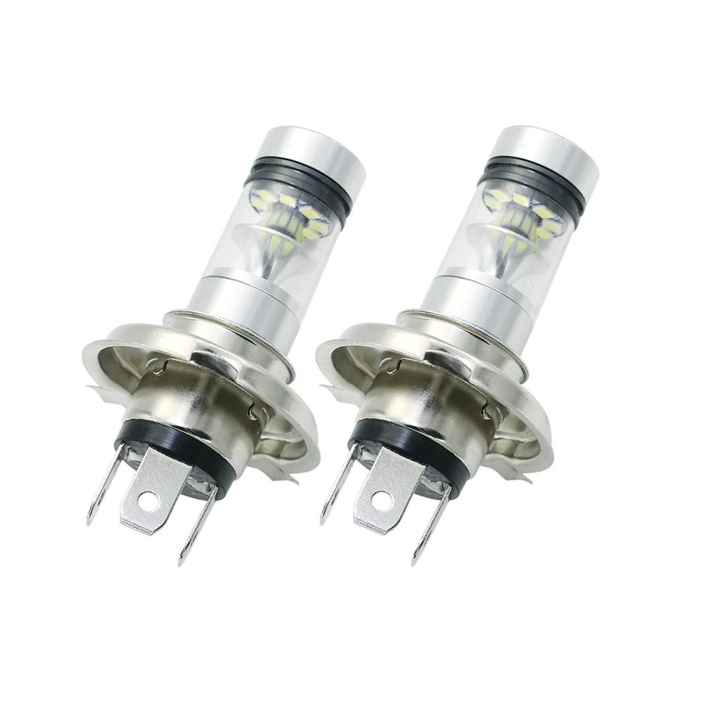 2x 8-LED Luz Antiniebla H7 2525 Bombilla de DRL 80W 1500Lm 6000K Vehículos